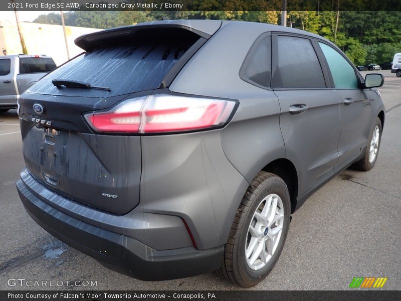 Carbonized Gray Metallic / Ebony 2021 Ford Edge SE AWD