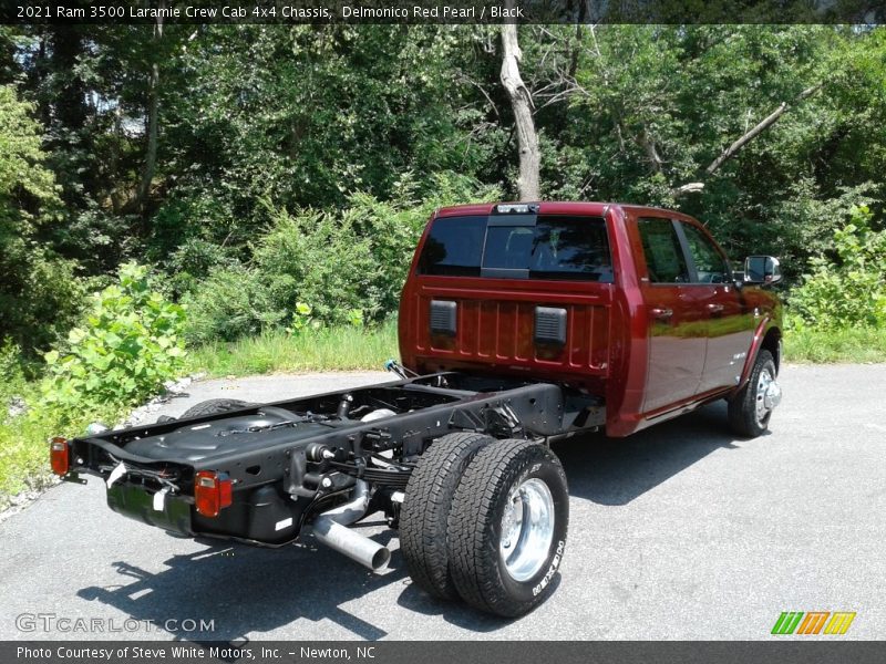 Delmonico Red Pearl / Black 2021 Ram 3500 Laramie Crew Cab 4x4 Chassis