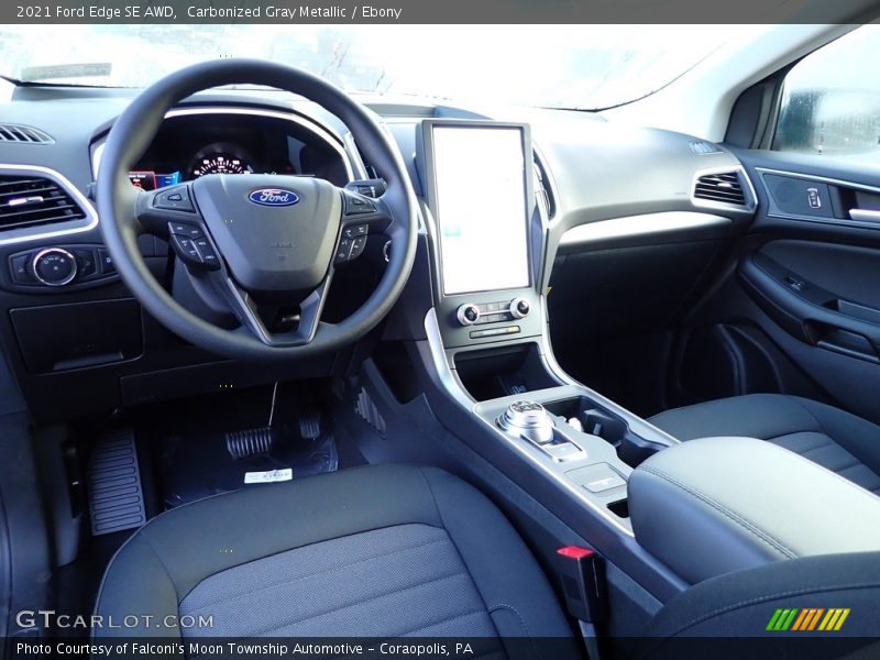Carbonized Gray Metallic / Ebony 2021 Ford Edge SE AWD
