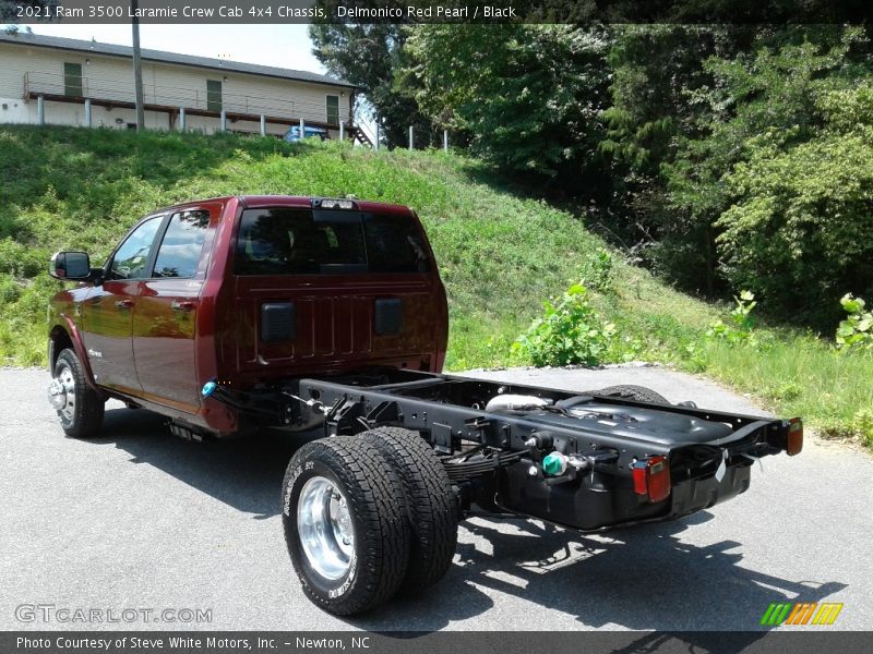 Delmonico Red Pearl / Black 2021 Ram 3500 Laramie Crew Cab 4x4 Chassis