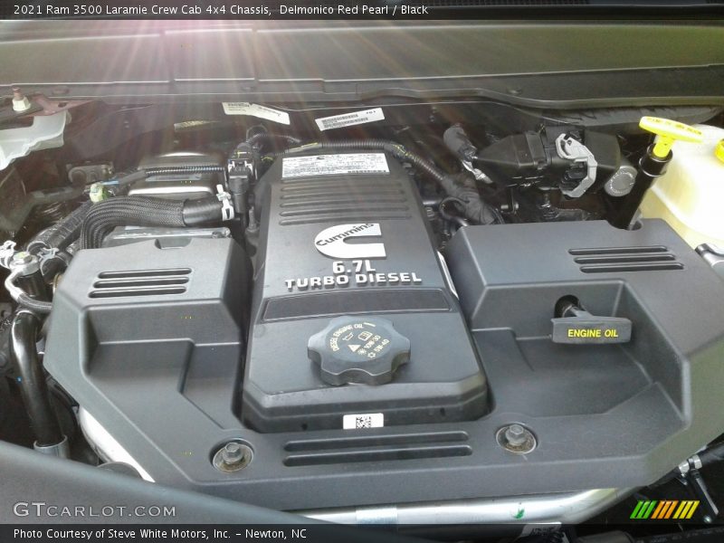  2021 3500 Laramie Crew Cab 4x4 Chassis Engine - 6.7 Liter OHV 24-Valve Cummins Turbo-Diesel Inline 6 Cylinder