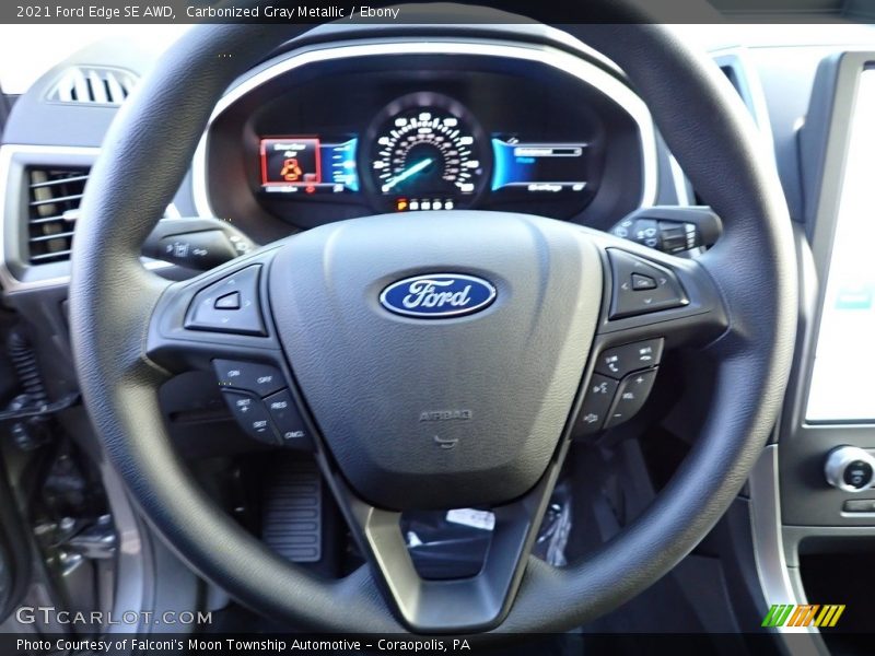 Carbonized Gray Metallic / Ebony 2021 Ford Edge SE AWD