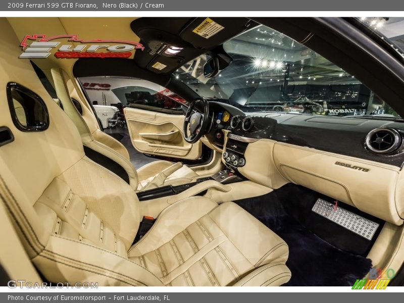 Nero (Black) / Cream 2009 Ferrari 599 GTB Fiorano