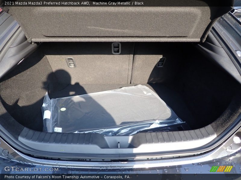 Machine Gray Metallic / Black 2021 Mazda Mazda3 Preferred Hatchback AWD