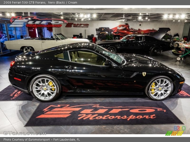 Nero (Black) / Cream 2009 Ferrari 599 GTB Fiorano