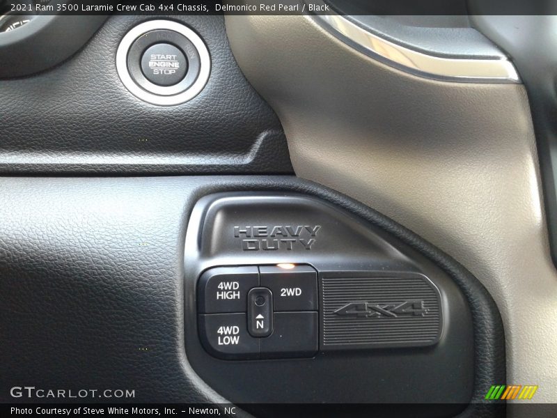 Controls of 2021 3500 Laramie Crew Cab 4x4 Chassis