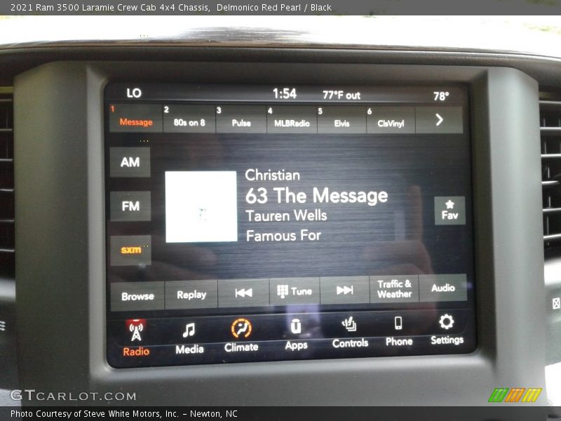 Audio System of 2021 3500 Laramie Crew Cab 4x4 Chassis