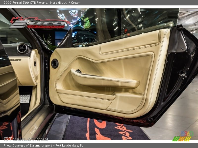 Nero (Black) / Cream 2009 Ferrari 599 GTB Fiorano