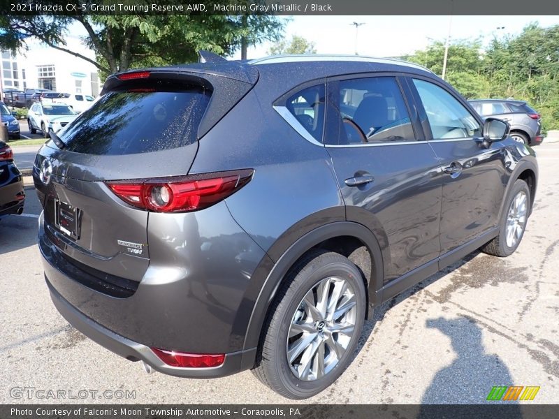 Machine Gray Metallic / Black 2021 Mazda CX-5 Grand Touring Reserve AWD