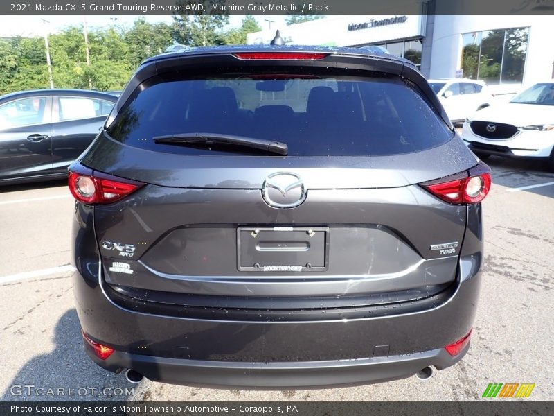 Machine Gray Metallic / Black 2021 Mazda CX-5 Grand Touring Reserve AWD