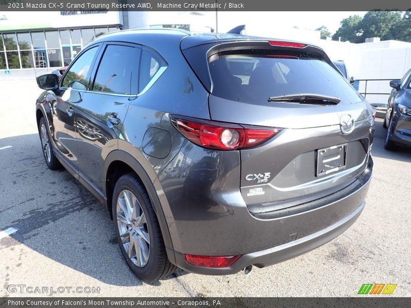Machine Gray Metallic / Black 2021 Mazda CX-5 Grand Touring Reserve AWD