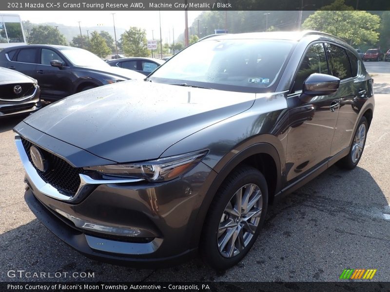 Machine Gray Metallic / Black 2021 Mazda CX-5 Grand Touring Reserve AWD