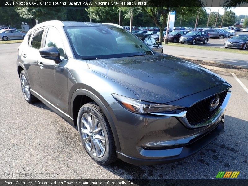 Machine Gray Metallic / Black 2021 Mazda CX-5 Grand Touring Reserve AWD