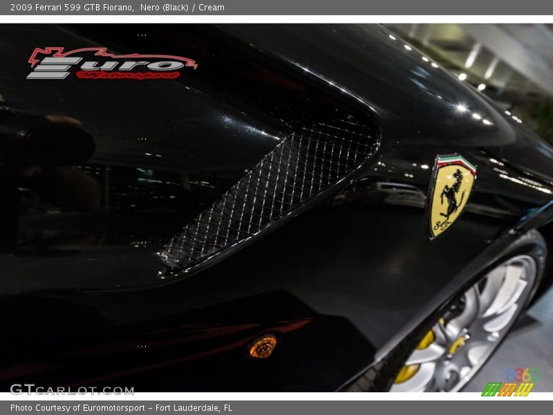 Nero (Black) / Cream 2009 Ferrari 599 GTB Fiorano