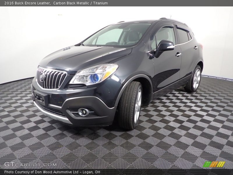 Carbon Black Metallic / Titanium 2016 Buick Encore Leather