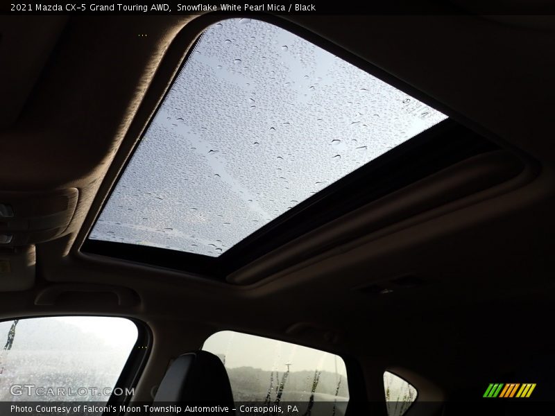 Snowflake White Pearl Mica / Black 2021 Mazda CX-5 Grand Touring AWD