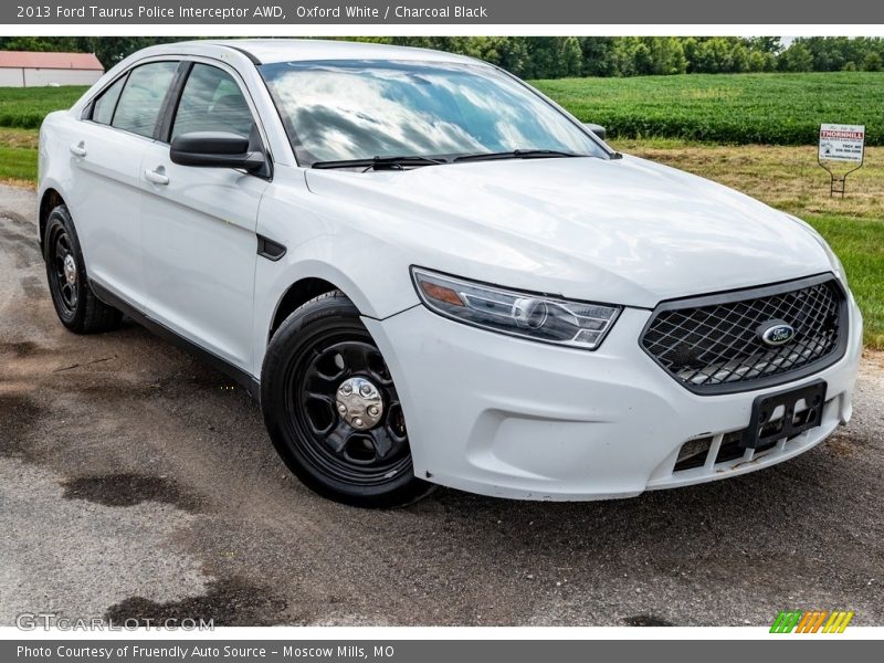 Oxford White / Charcoal Black 2013 Ford Taurus Police Interceptor AWD