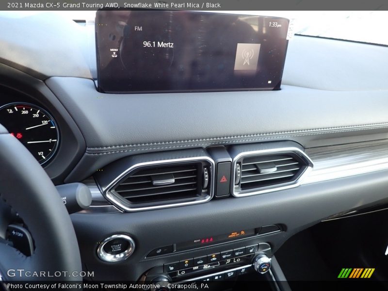Snowflake White Pearl Mica / Black 2021 Mazda CX-5 Grand Touring AWD