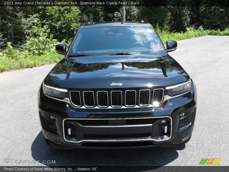 Diamond Black Crystal Pearl / Black 2021 Jeep Grand Cherokee L Overland 4x4