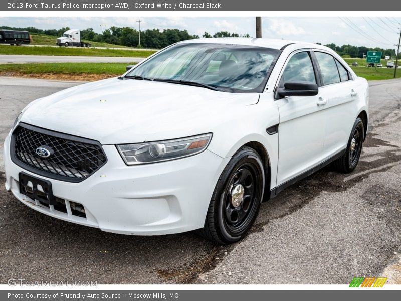 Oxford White / Charcoal Black 2013 Ford Taurus Police Interceptor AWD