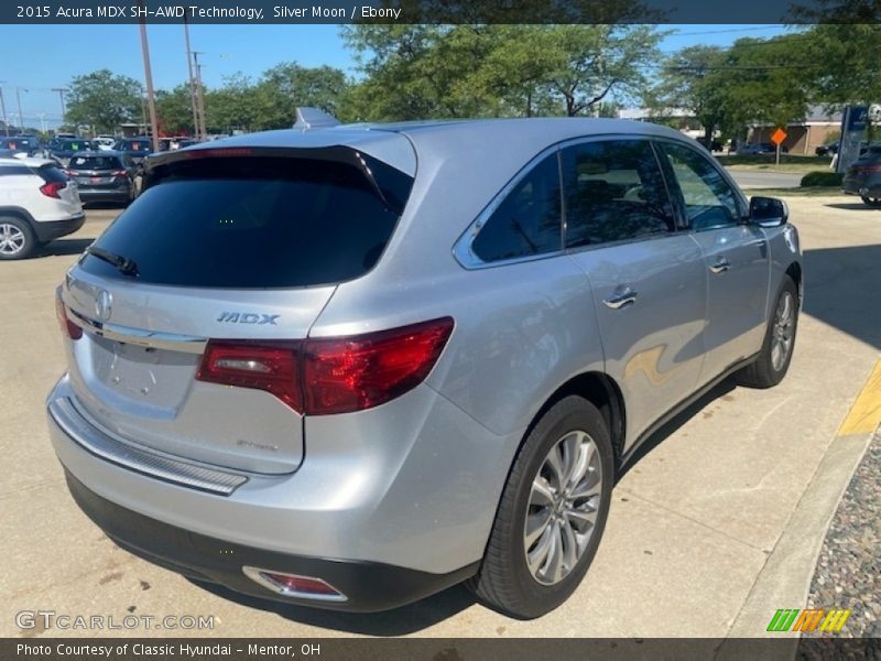 Silver Moon / Ebony 2015 Acura MDX SH-AWD Technology