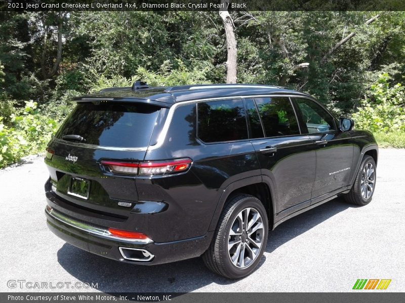 Diamond Black Crystal Pearl / Black 2021 Jeep Grand Cherokee L Overland 4x4