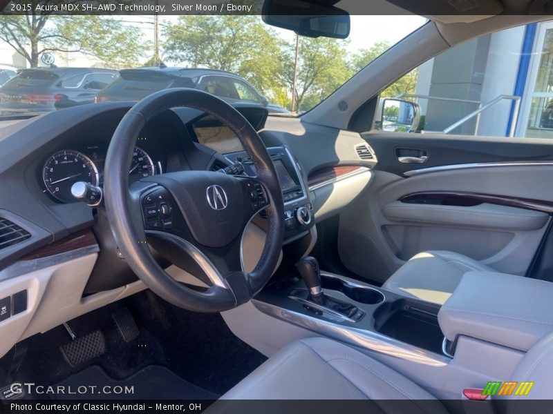 Silver Moon / Ebony 2015 Acura MDX SH-AWD Technology