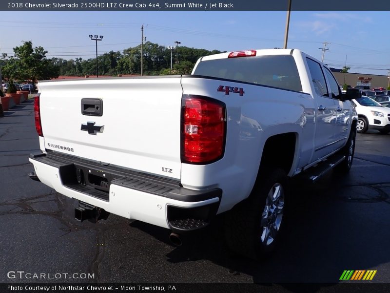 Summit White / Jet Black 2018 Chevrolet Silverado 2500HD LTZ Crew Cab 4x4