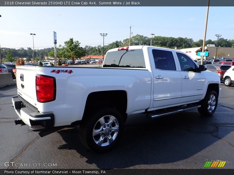 Summit White / Jet Black 2018 Chevrolet Silverado 2500HD LTZ Crew Cab 4x4