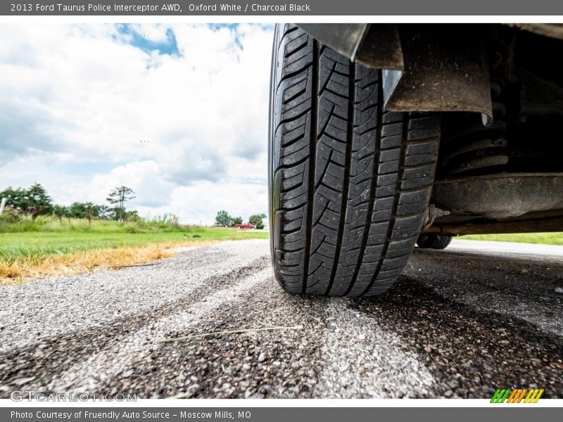 Oxford White / Charcoal Black 2013 Ford Taurus Police Interceptor AWD