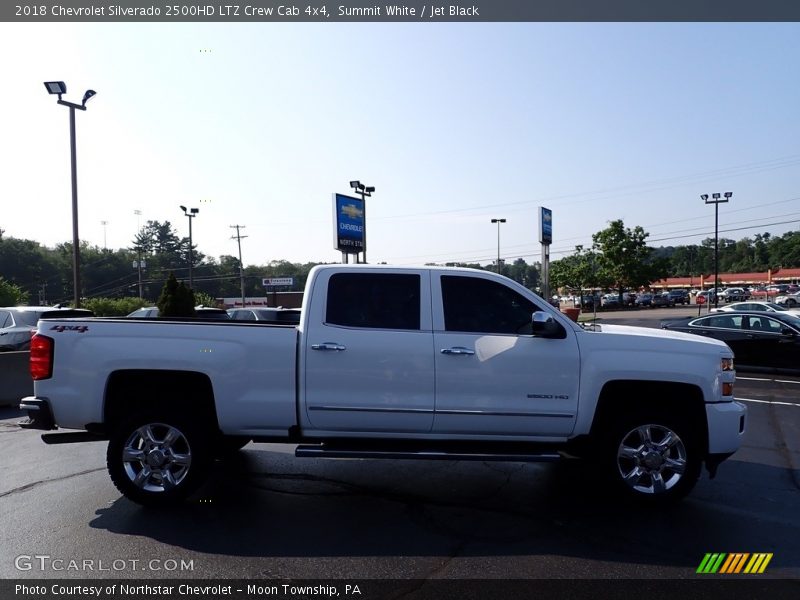 Summit White / Jet Black 2018 Chevrolet Silverado 2500HD LTZ Crew Cab 4x4