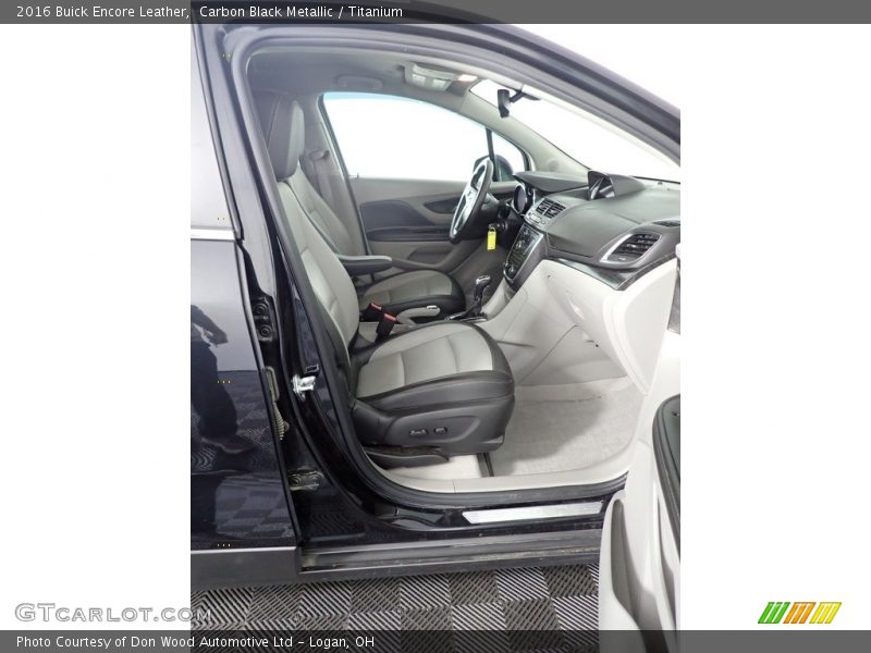 Carbon Black Metallic / Titanium 2016 Buick Encore Leather