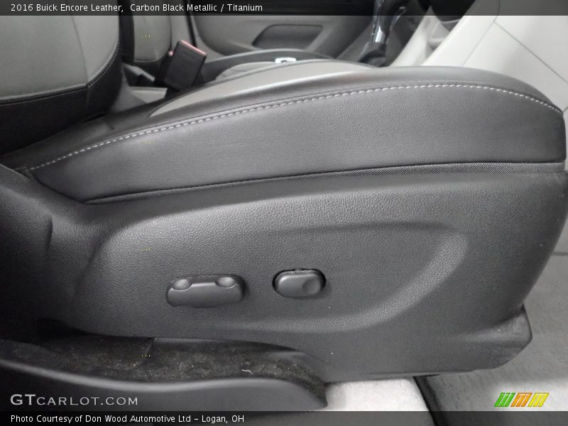 Carbon Black Metallic / Titanium 2016 Buick Encore Leather