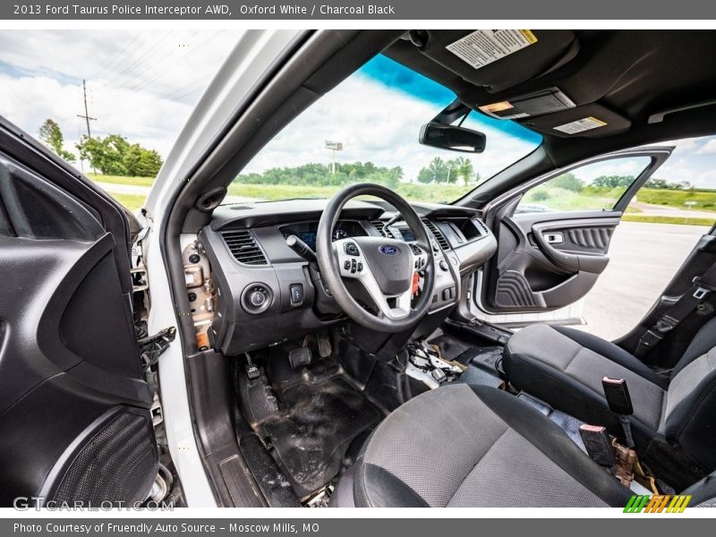 Oxford White / Charcoal Black 2013 Ford Taurus Police Interceptor AWD