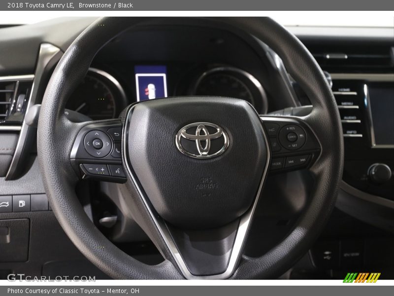 Brownstone / Black 2018 Toyota Camry LE