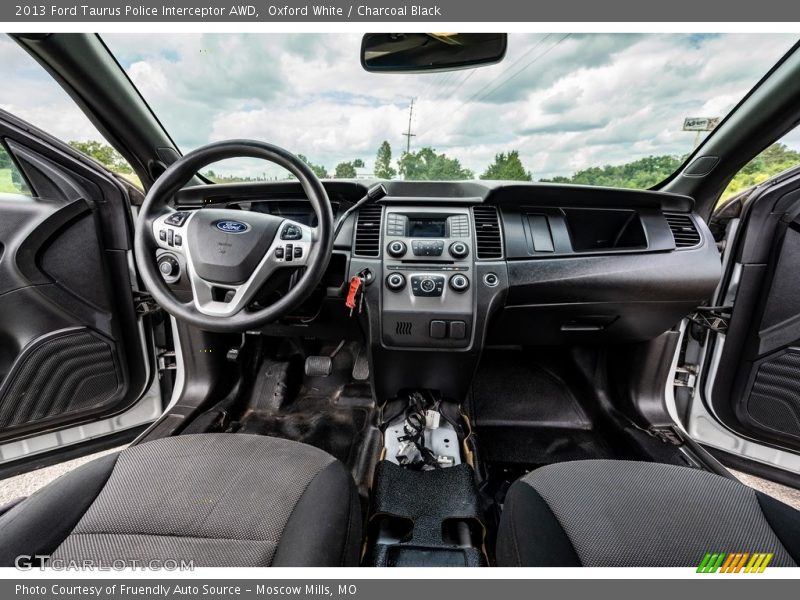 Oxford White / Charcoal Black 2013 Ford Taurus Police Interceptor AWD