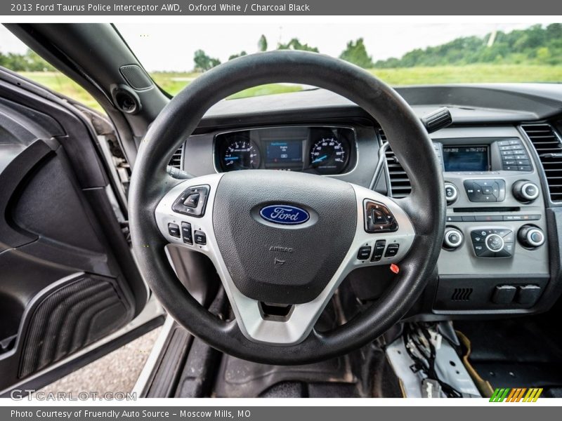 Oxford White / Charcoal Black 2013 Ford Taurus Police Interceptor AWD