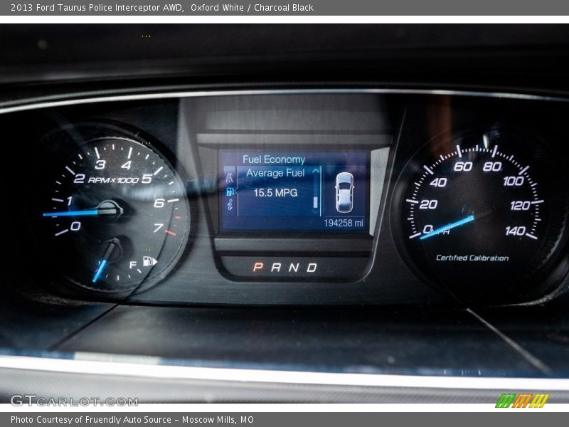 Oxford White / Charcoal Black 2013 Ford Taurus Police Interceptor AWD