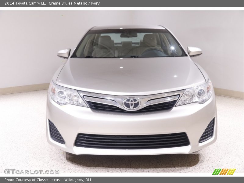 Creme Brulee Metallic / Ivory 2014 Toyota Camry LE