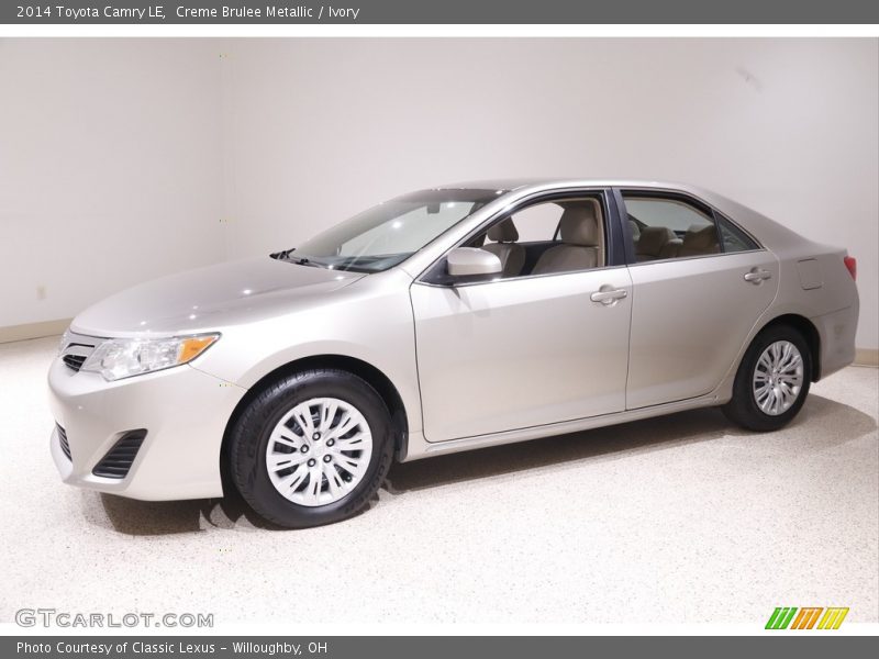 Creme Brulee Metallic / Ivory 2014 Toyota Camry LE