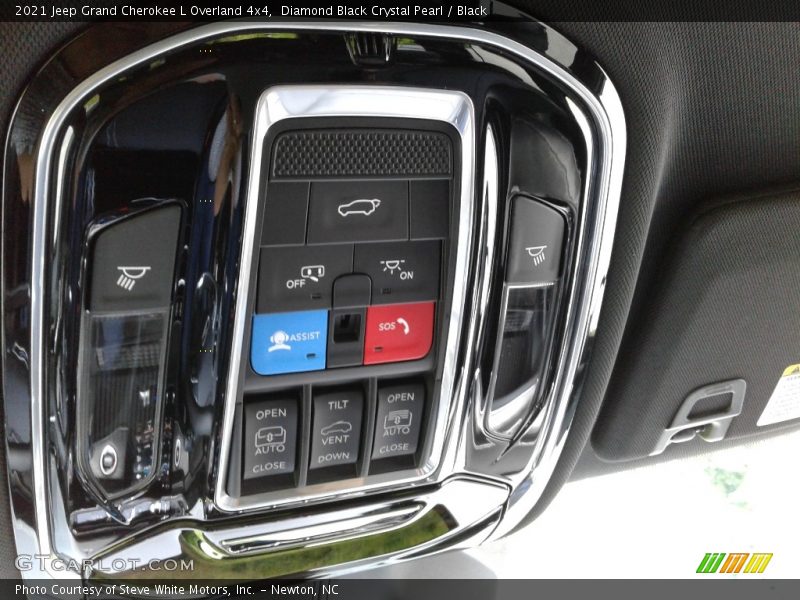 Diamond Black Crystal Pearl / Black 2021 Jeep Grand Cherokee L Overland 4x4