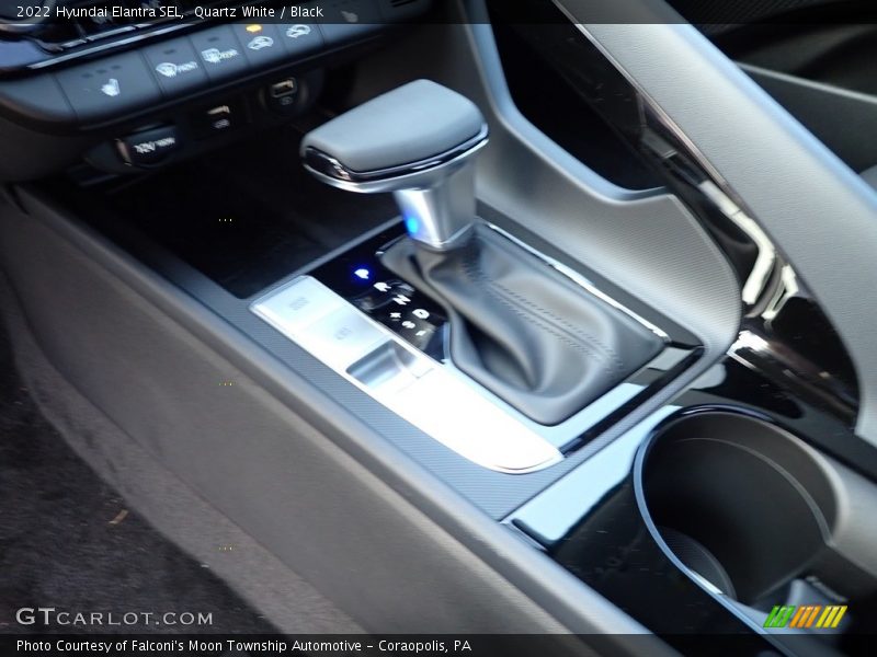 Quartz White / Black 2022 Hyundai Elantra SEL