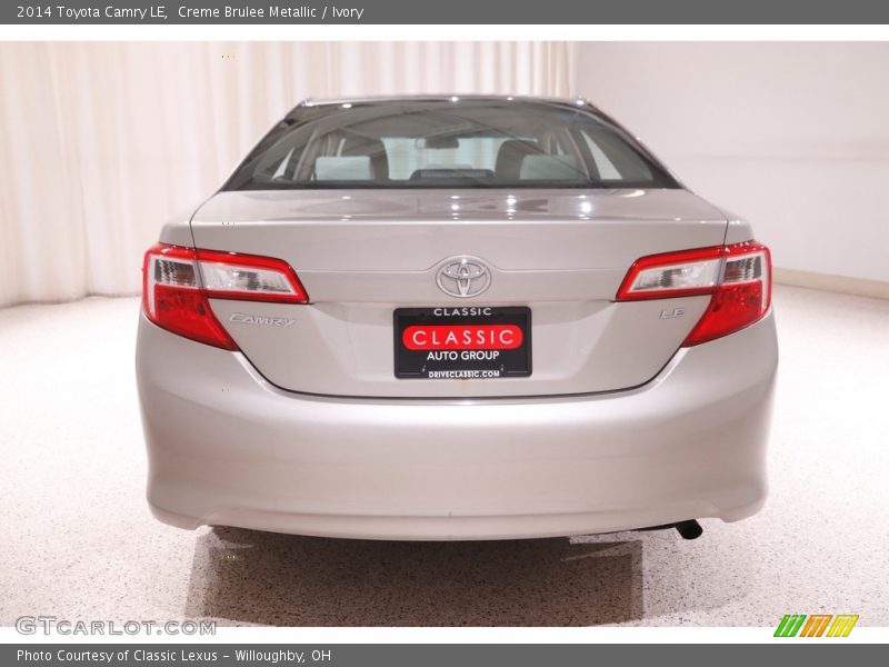 Creme Brulee Metallic / Ivory 2014 Toyota Camry LE