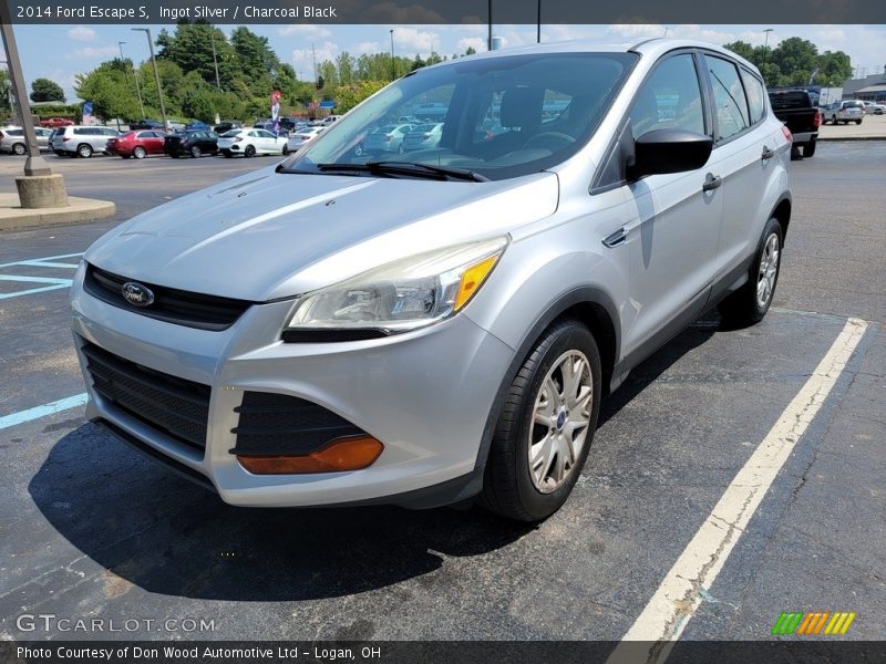 Ingot Silver / Charcoal Black 2014 Ford Escape S