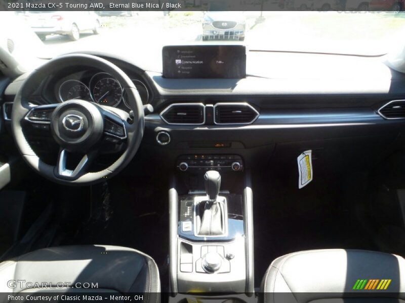 Eternal Blue Mica / Black 2021 Mazda CX-5 Touring AWD