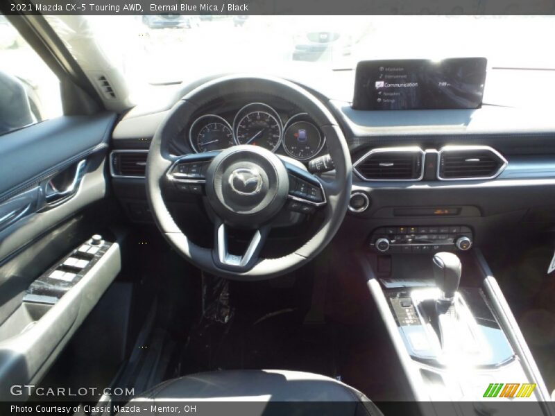 Eternal Blue Mica / Black 2021 Mazda CX-5 Touring AWD