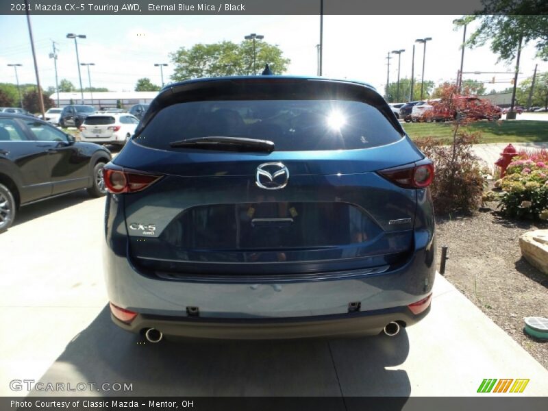 Eternal Blue Mica / Black 2021 Mazda CX-5 Touring AWD