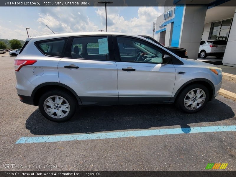 Ingot Silver / Charcoal Black 2014 Ford Escape S