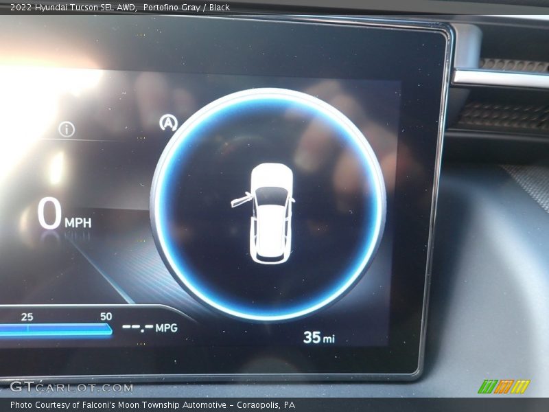 Portofino Gray / Black 2022 Hyundai Tucson SEL AWD