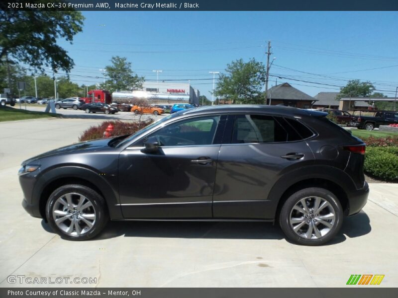 Machine Gray Metallic / Black 2021 Mazda CX-30 Premium AWD